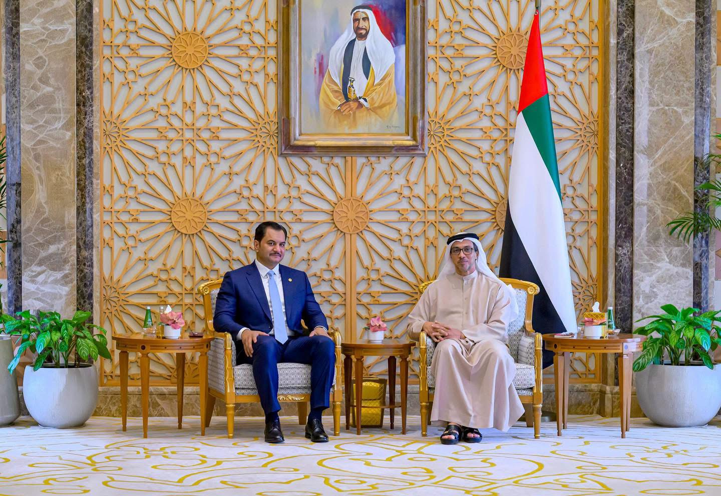 نائب القائد العام للقوات المسلحة الفريق أول ركن صدام حفتر يبحث مع نائب رئيس دولة الإمارات مستجدات المنطقة وتعزيز العلاقات الليبية الإماراتية