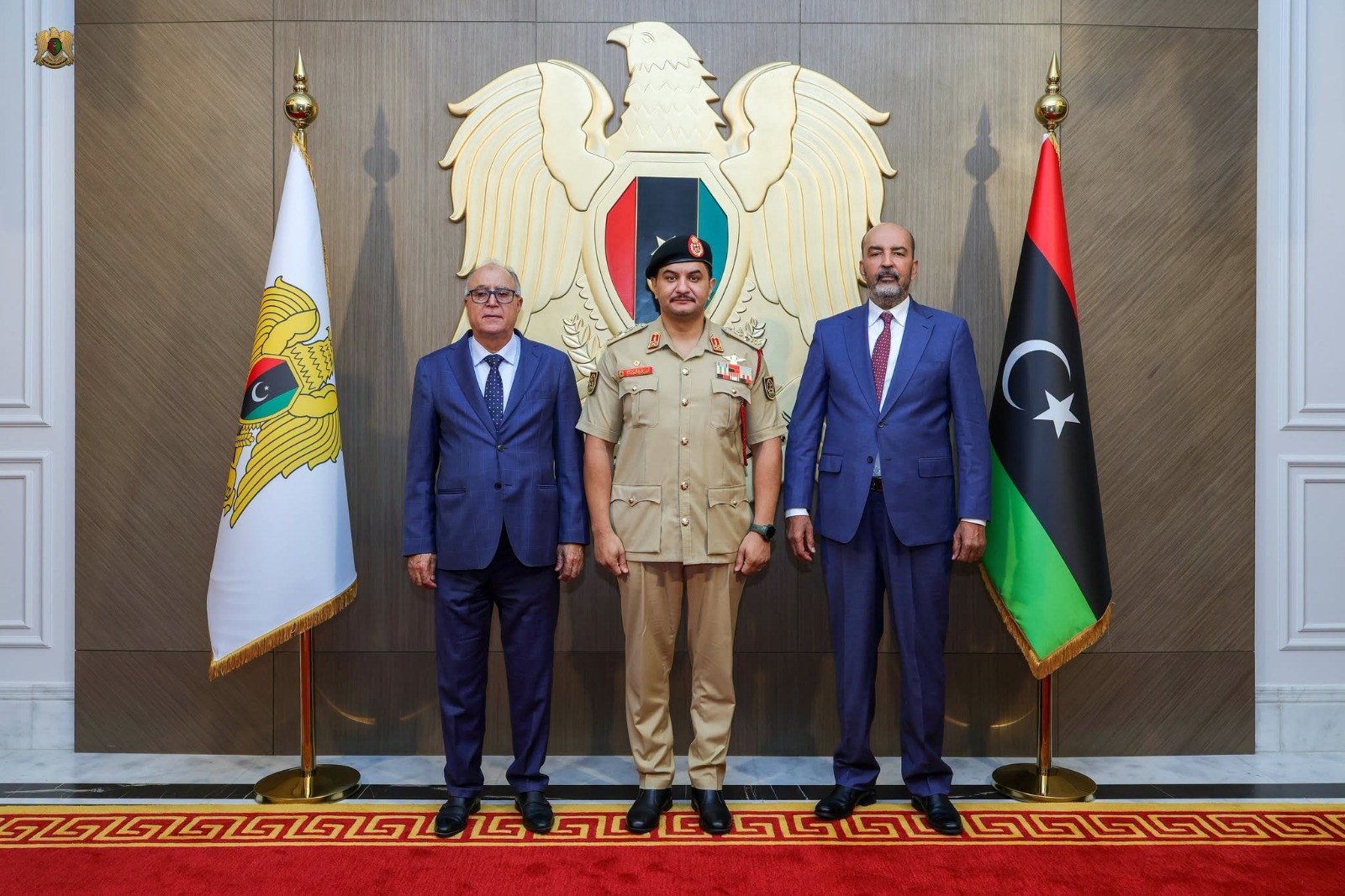 نائب القائد العام الفريق أول ركن صدام حفتر يستقبل رئيس مجلس النواب والكوني